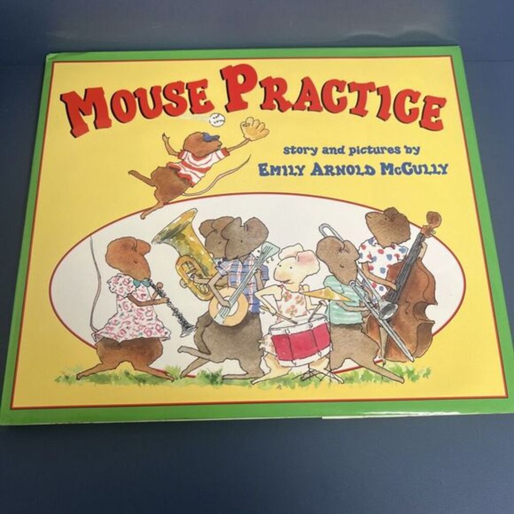 MOUSE PRACTICE‎ By Emily Arnold Mccully - Hardcover *mint Condition* 1999 Rare